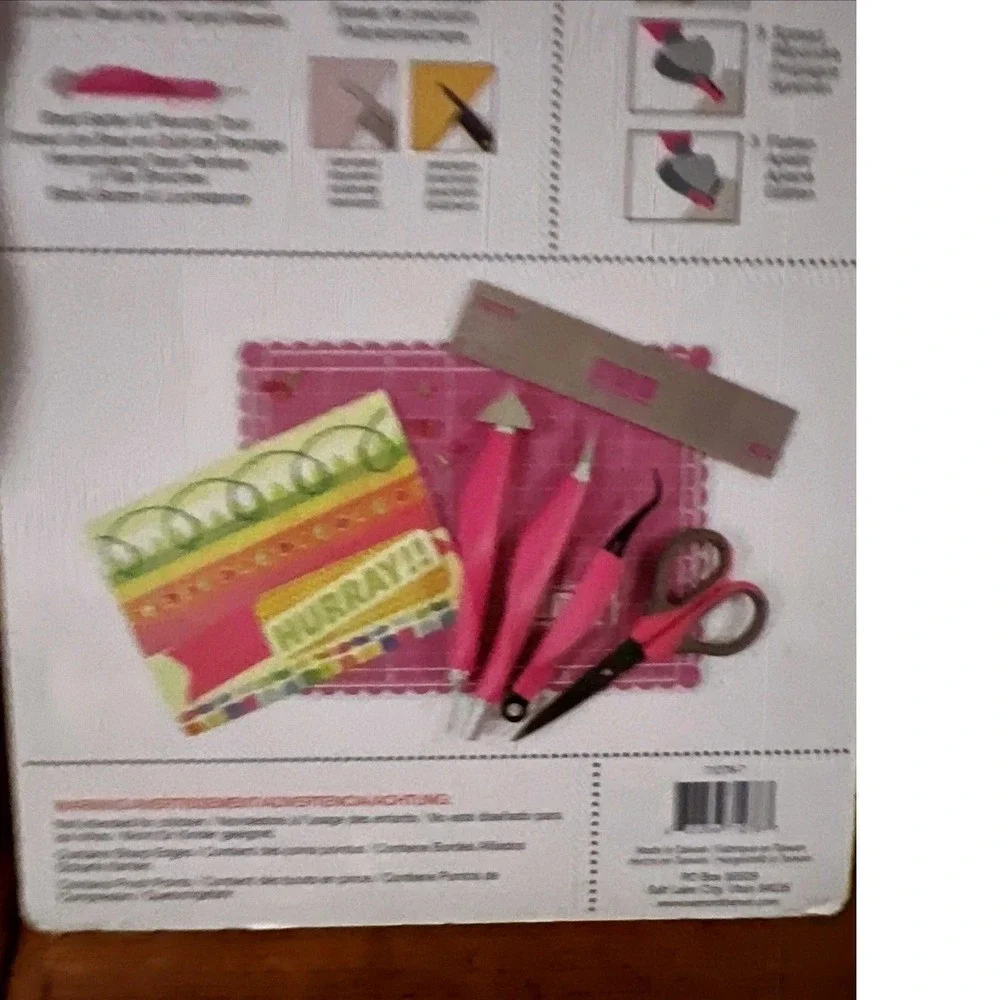 We R Memory Keepers Mini Tool Kit Pink Scrapbooking Craft Tools New Sealed Ruler
